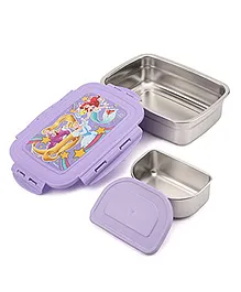 Disney Princess Stainless Steel Lunch Box With Container - Purple