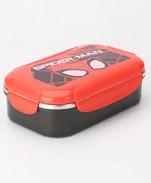 Spider Man Stainless Steel Lunch Box Red Black - 650 ml