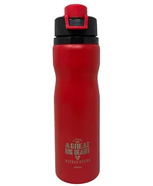 Mickey Aluminum Sipper Water Bottle Red - 710 ml