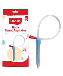 Luv Lap Baby Nasal Aspirator With Snotsucker Mechanism - Blue