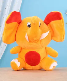 Edu Toys Appu Elephant Clip On Soft Toy Orange - Height 18 cm
