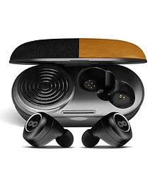 Crossloop GEN TWS Earpods with in-Built 3W Bluetooth Speaker Teak Wood - Black
