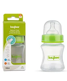 Baybee Natural Flow Baby Feeding Bottle Green - 150 ml