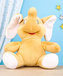 Edu Toys Happy Elephant Soft Toy Brown - Height 20 cm