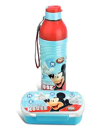 Jewel Mickey Mouse Wavee Water Bottle and Lunch Box - Multicolour