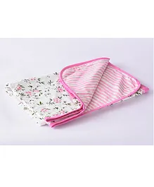 Lil Pinwheel Blanket Wildflowers Print - Pink