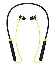 iBall Neckwear Tune2 Bluetooth Neckband Earphone With Mic - Black & Yellow