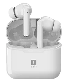 iBall Earwear Buddy 2 True Wireless Bluetooth In Ear Headphone With Mic - White