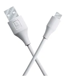 iBall 3A Premium USB To Micro Charging Cable - White