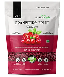 NourishVitals Cranberry Fruit Dried Candy - 200 gm