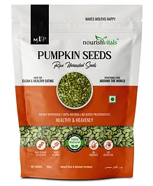 NourishVitals Pumpkin Raw Unroasted Seeds - 200 gm