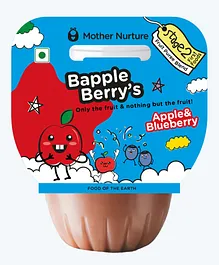 Mother Nurture Bapple Berry's Puree Stage 2 Baby Food Pack Of 2 -120 gm Each