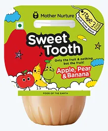 Mother Nurture Apple Pear Banana Puree Stage 3 Baby Food Pack Of 2 -120 gm Each 