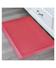 SafeMyles Smart Anti Fatigue Floor Kitchen Mat - Red