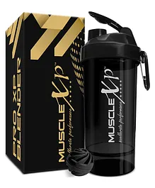 MuscleXP Sipper Bottle Black - 650 ml