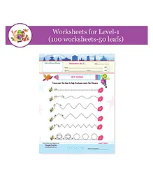 Purple Turtle Worksheets for Nursery Kids- English
