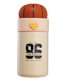 StarAndDaisy BasketBall Series Insulated Water Flask With Hanging Buckle Brown - 300 ml