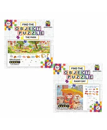 Binding Games The Park and Rainy Day Jigsaw Puzzle Pack of 2 - 48 Pieces