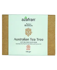 Azafran Australian Tea Tree Anti Blemish Bath Bar -100 gm