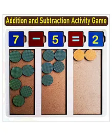 Wissen Counting Addition and Subtraction Game - Multicolour 