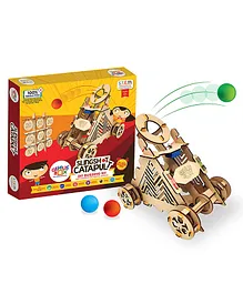 Genius Box Slingshot Catapult DIY Science Kit - Multicolour