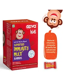 OZiva Kids Superfood Immunity Multi Gummies with Vitamin C For Advanced Immunity  - 30 Gummies