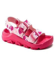 Birkenstock Mogami Narrow Width Camo Print Casual Sandals - Pink