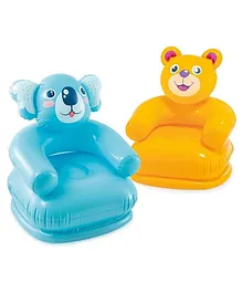 Intex Inflatable Happy Animal Chair (Colour & Print May Vary)