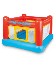 Intex Inflatable Jump-O-Lene Playhouse Trampoline Bounce House - Multicolour