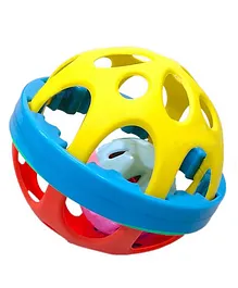 Enorme Shake & Grab Soft Ball Teether Rattle Toy - Multicolor