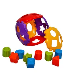 Enorme Kids Colorful Shape Sorter Activity  Ball - Multicolor