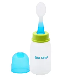 1st Step Easy Squeeze Cerelac Feeder Blue - 140 ml (Print May Vary)