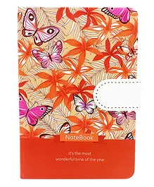 Emob Floral Design Diary with Magnetic Buckle Multicolour - 144 Pages