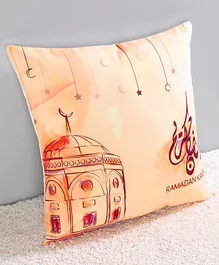 Ramadan Theme Cushion - Beige Brown