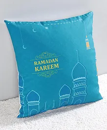 Ramadan Theme Cushion - Blue Yellow