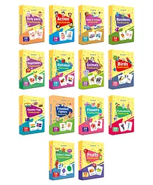 Gurukanth Early Learning Flash Cards Pack of 14 - 392 Cards
