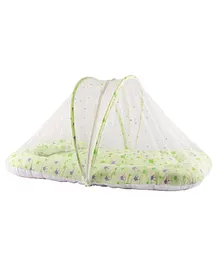 Mittenbooty Mosquito Net Bedding with Pillow Crown Print - Green