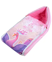 Super Bheem Multi Utility Convertible Baby Sleeping Bag- Pink