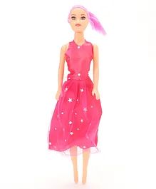 Vijaya Impex Fashion Doll Set with Accessories Pink - Height 27 cm
