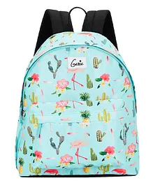 Genie Casual Backpack Confetti Print Blue- 21.4 Inches