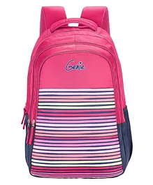 Genie School Backpack Pink- 19 Inches