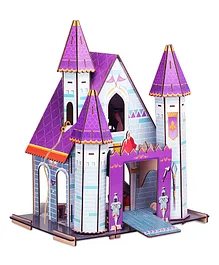 Webby Knightingale Wooden Castle Doll House - Multicolour