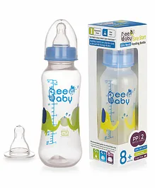 Beebaby Easy Start Slim Neck Anti Colic Feeding Bottle Blue - 250 ml 