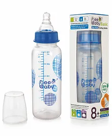 Beebaby Basic Slim Neck Anti Colic Feeding Bottle Blue - 250 ml