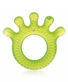 BeeBaby Fingers Shaped Water Filled Teether With Carry Case - Green