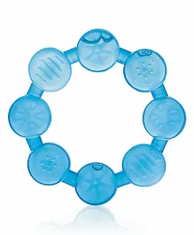 BeeBaby Ring Shaped Water Filled Teether With Carry Case - Blue