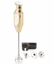 BOSS B124 180W Platinum Hand Blender with Long Shaft and Laquer Finish - Gold