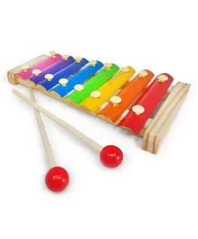Trinkets & More Wooden Xylophone - Multicolour