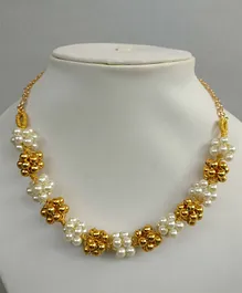 Tiny Closet Gajra Detail Necklace - Golden