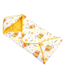 Kudos Disney Cotton Hooded Wrapper -  Yellow